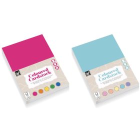   Színes karton, fotókarton, A/5, 220g, 5 szín, 25 lap/cs, kétféle változat (élénk és pasztell színek)