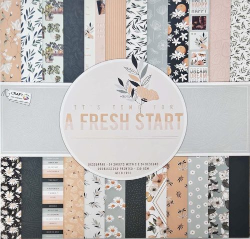 Mintás kartonok, dekor karton, 30,5x30,5cm, 240 g, 24 lap/cs, 6 féle változat