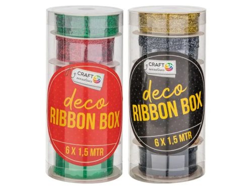 Szalagok, 6 db/csomag, 6x1,5m, 4 féle készlet