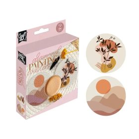 Gyémántfestés szett, 2 db 9,5 cm-es kör