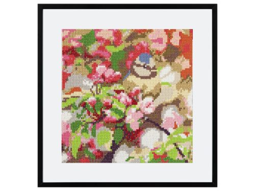 Gyémántfestés szett, 30x30cm, 4 féle (madár a fán, lepkék és virágok, kutya, Velence)