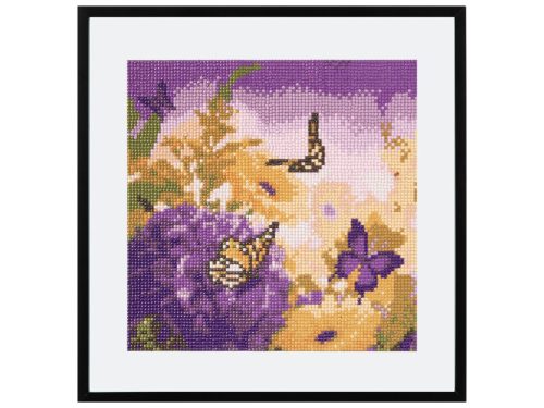Gyémántfestés szett, 30x30cm, 4 féle (madár a fán, lepkék és virágok, kutya, Velence)