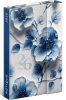 Realsystem mágnessel záródó agenda, határidőnapló, 11x16cm, heti tervező, 2026, Porcelain Flower