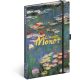 Realsystem Notique design keményfedeles notesz, napló 13x21cm, vonalas, Claude Monet