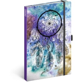   Realsystem Notique design keményfedeles notesz, napló 13x21cm, vonalas, Dream Catcher