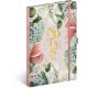 Realsystem Notique design keményfedeles notesz, napló 13x21cm, vonalas, Lilium