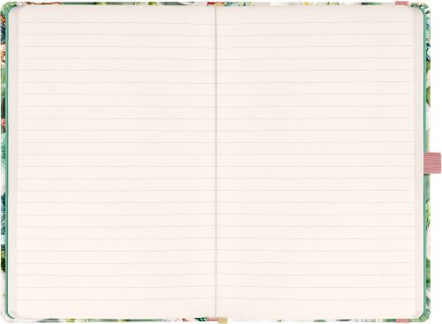 Realsystem Notique design keményfedeles notesz, napló 13x21cm, vonalas, Lilium