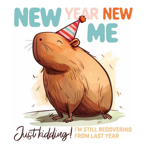 Falinaptár, lemeznaptár, 30x30 cm, 2026, Cheeky Capybaras