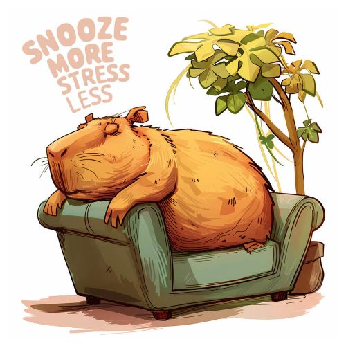 Falinaptár, lemeznaptár, 30x30 cm, 2026, Cheeky Capybaras