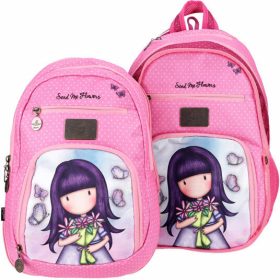   Santoro Gorjuss hátizsák, 2 az 1-ben, 48x34x15,2cm, Send Me Flowers