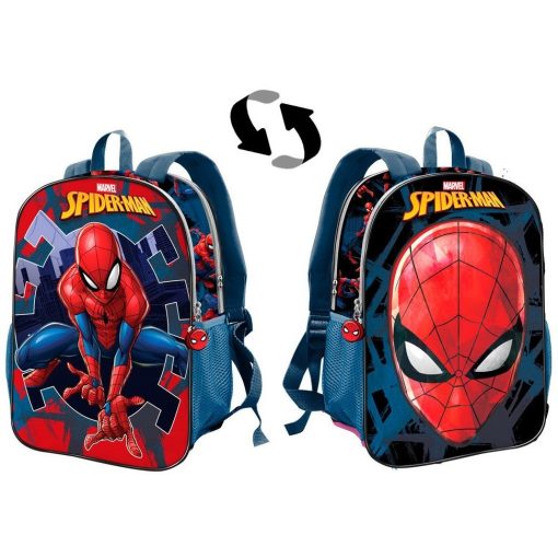 Pókember iskolatáska, hátizsák, kétoldalas