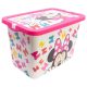 Minnie egér Edgy Bows műanyag tároló doboz 7 L