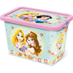 Hercegnők Tea Party műanyag tároló doboz 7 L