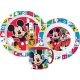 Mickey egér Better Together étkészlet, micro műanyag szett bögrével 265 ml