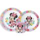 Minnie egér Spring étkészlet, micro műanyag szett bögrével 265 ml