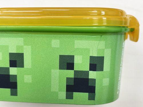 Minecraft uzsonnás doboz, több rekeszes