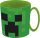 Minecraft bögre, mikrózható, 350 ml, Creeper