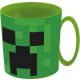 Minecraft bögre, mikrózható, 350 ml, Creeper