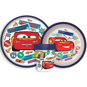   Verdák Stickers Go csúszásmentes étkészlet, micro műanyag szett