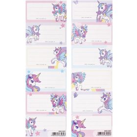   Unikornis füzetcímke 6 db/ív, Starpak, többféle változat