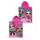 LOL Surprise Pink strand törölköző poncsó 50x115 cm