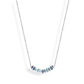 Victoria Ezüst színű színes köves nyaklánc