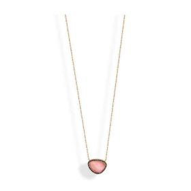 Victoria Rose gold színű rózsaszín köves nyaklánc