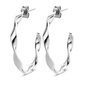 Victoria Ezüst színű karika fülbevaló