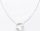 Victoria Ezüst színű fehér gyöngyös nyaklánc