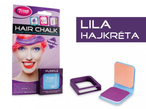 Hajkréta, szivárvány tincsek, 6g, lila