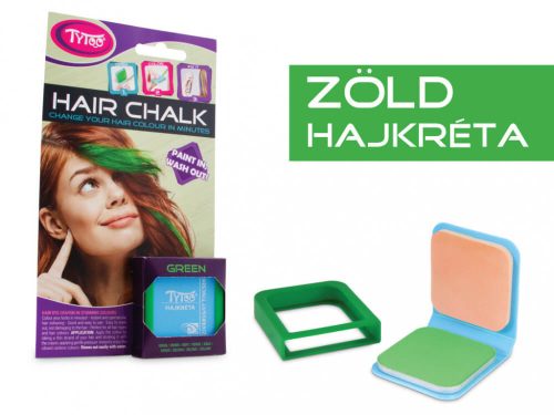 Hajkréta, szivárvány tincsek, 6g, zöld