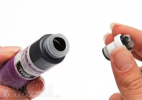 Tartós testfesték, 25ml, fekete