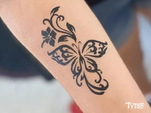 Tartós testfesték, 25ml, fekete