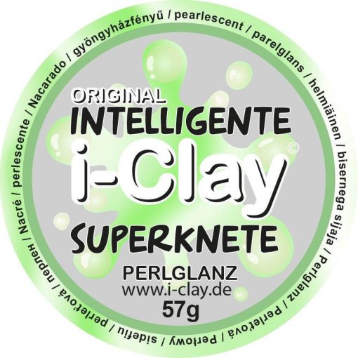 I-Clay intelligens gyurma, gyöngyházfényű, zöld